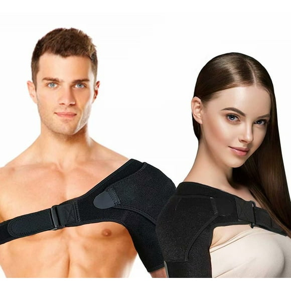 Shoulder Brace Rotator Cuff Support for Men and Women for Injury Prevention,Dislocated AC Joint,Arthritis,Tendonitis with Adjustable Strap,Pressure Pad