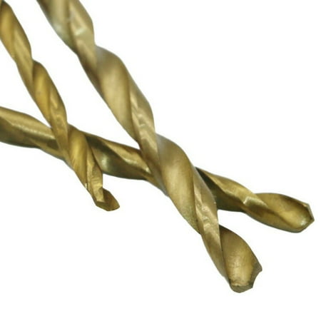 Titanium Screwdriver Bits - 60 Pcs High Speed Steel Titanium Coated Hex Shank Screwdriver Twist Drill Bit