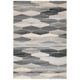 thumbnail image 4 of SAFAVIEH Montage Vardan Geometric Indoor/Outdoor Area Rug, Grey/Dark Grey, 6'7" x 6'7" Round, 4 of 10