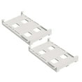 thumbnail image 1 of Oleegame 2PC Refrigerator Hanging Beverage Storage Rack Double Can Storage Rack White, 1 of 9