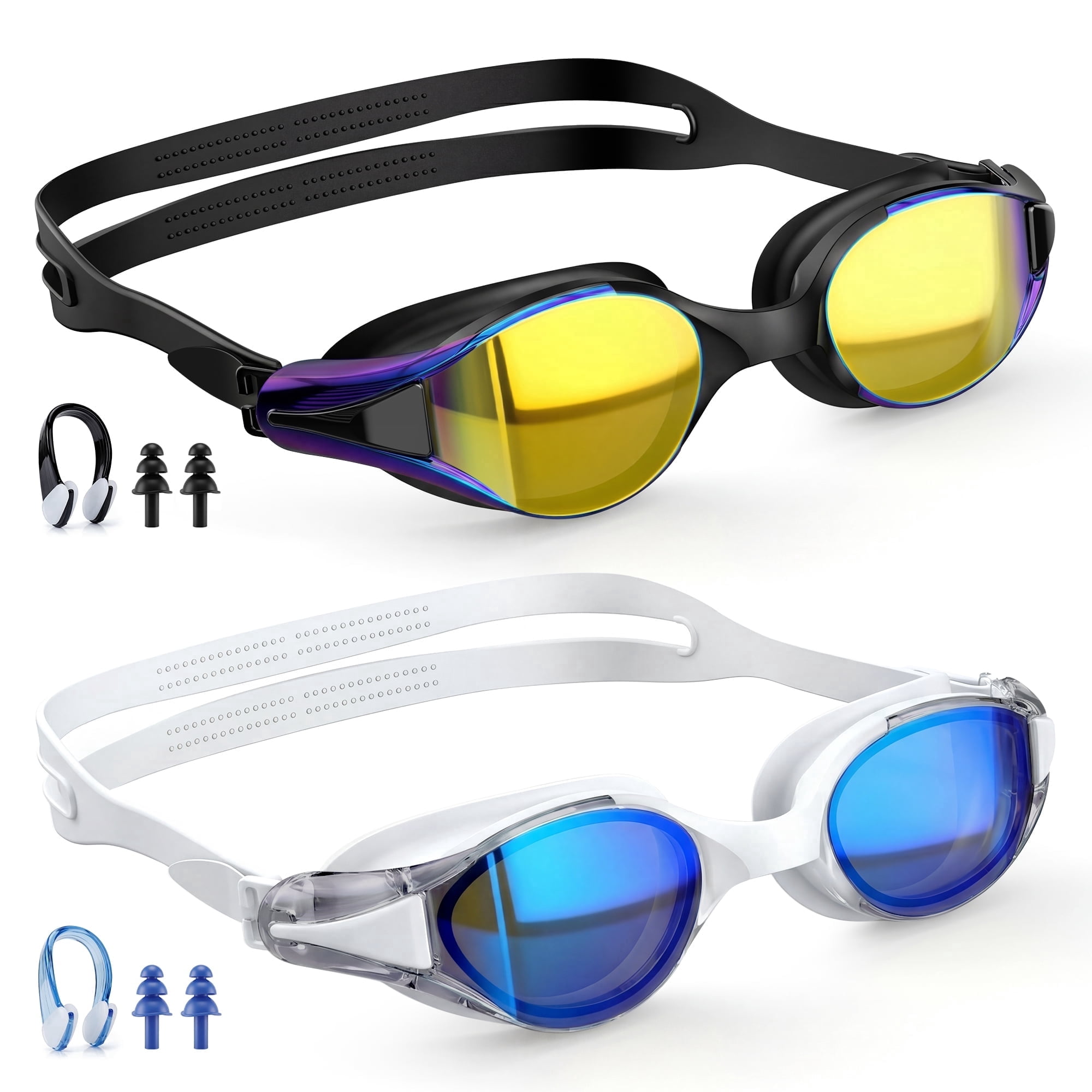 GPED 2-Pack Adult Swim Goggles with Anti-Fog photo 1