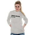 thumbnail image 5 of Free Hugs for Cats Crazy Kitty Lady Long Sleeve TShirt Men Women Brisco Brands S, 5 of 6