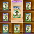 thumbnail image 3 of Happy St. Patrick’s Day Miniature American Shepherd with Green Hat Shamrocks Rainbow Acrylic Plaque with Wood Photo Frame Box MAS Dog Lover Gifts Light Box - 03007, 3 of 5