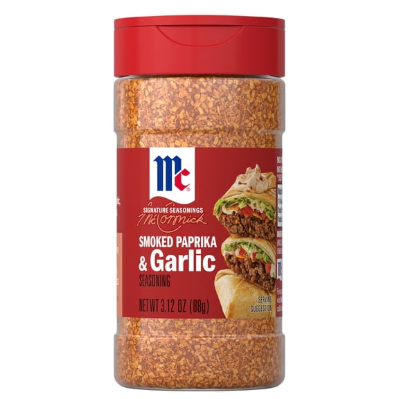 McCormick Smoked Paprika and Garlic Seasoning, 3.12 oz Bottle
