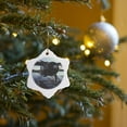 thumbnail image 7 of 3drose, Fishing with Float Plane, Kenai, Alaska - Us02 Dpb0043 - Douglas Peebles, 3 inch Snowflake Porcelain Ornament, 7 of 7