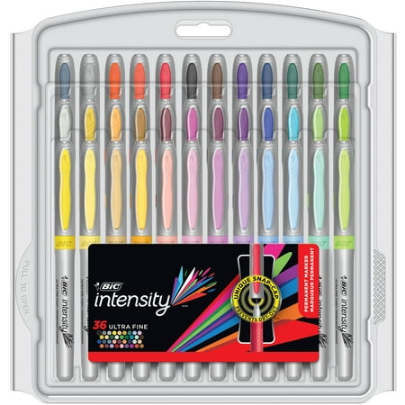 UPC 070330338999 product image for BIC Marking Permanent Marker  Ultra Fine Point  Assorted Colors  36-Count | upcitemdb.com