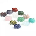 thumbnail image 4 of K-KED Natural Rose Quartz Crystal Agate Amethyst Piggy Carved Mini Healing Reiki Decor-African bloodstone quartz-5pcs, 4 of 8