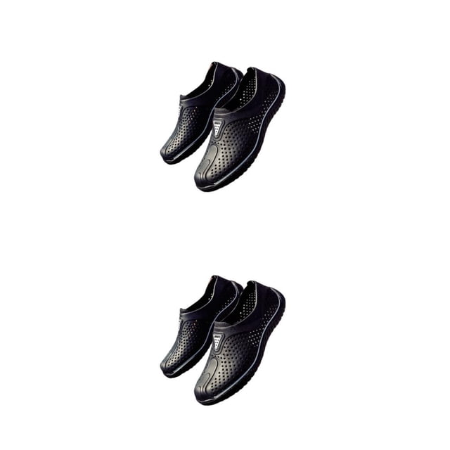 Minnieouse Zapatillas transpirables de verano para hombre, zapatos de agua de playa huecos, sandalias suaves de jardín de espuma EVA impermeable Type8 NO8