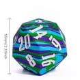 thumbnail image 2 of Cusdie Single D20 Silica Gel D&D Dice, 20 Sided DND Dice with Gift Box, Polyhedral Dice, for Role Playing Game MTG Pathfinder, 2 of 5