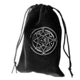 thumbnail image 4 of Bolsa con cordón de franela de la marca Tarot, bolsa con cordón para joyas, bolsa para dispositivos móviles, bolsa de nailon, bolsa pequeña, 4 of 6