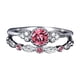 thumbnail image 2 of Anillo de diamantes de acero inoxidable con incrustaciones de diamantes para drenar el metabolismo., 2 of 3
