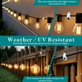 thumbnail image 3 of Paquete de 50 ganchos para luces de Navidad, color blanco, 3 of 7