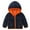 Orange, variant on Ashirexll Kids Soft Fleece Hooded Jacket with Pocket Zipper Long Sleeve Comfortable Casual Everyday Wear