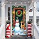 thumbnail image 5 of Herunwer Elastic Christmas Front Door Cover, Holiday Door Banner for Photography Background, Xmas Party Photo Booth and Home Decor, 5 of 6