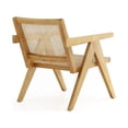 thumbnail image 5 of Manhattan Comfort Hamlet Solid Ash Wood Accent Chair in Natural, 5 of 5