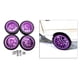 thumbnail image 3 of 4 unids/set neumáticos mejora llanta Hubs neumáticos de goma para per per per RC Car DIY partes - Púrpura, 3 of 8
