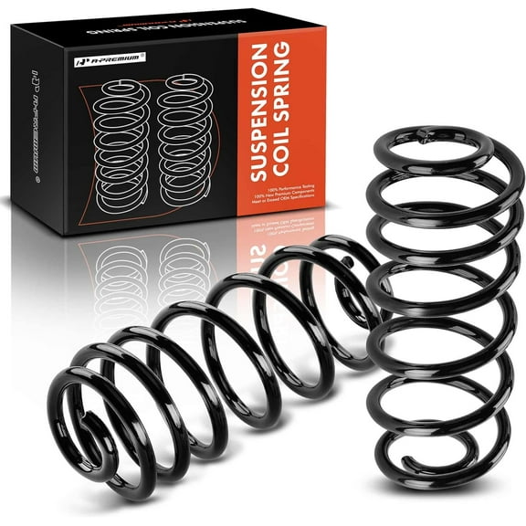 A-Premium 2Pcs Rear Suspension Coil Spring Set Compatible with Chevrolet Malibu 2004-2012 & Pontiac G6 2006-2010 & Saturn Aura 2007-2009, Driver and Passenger Side Replace# 15829443