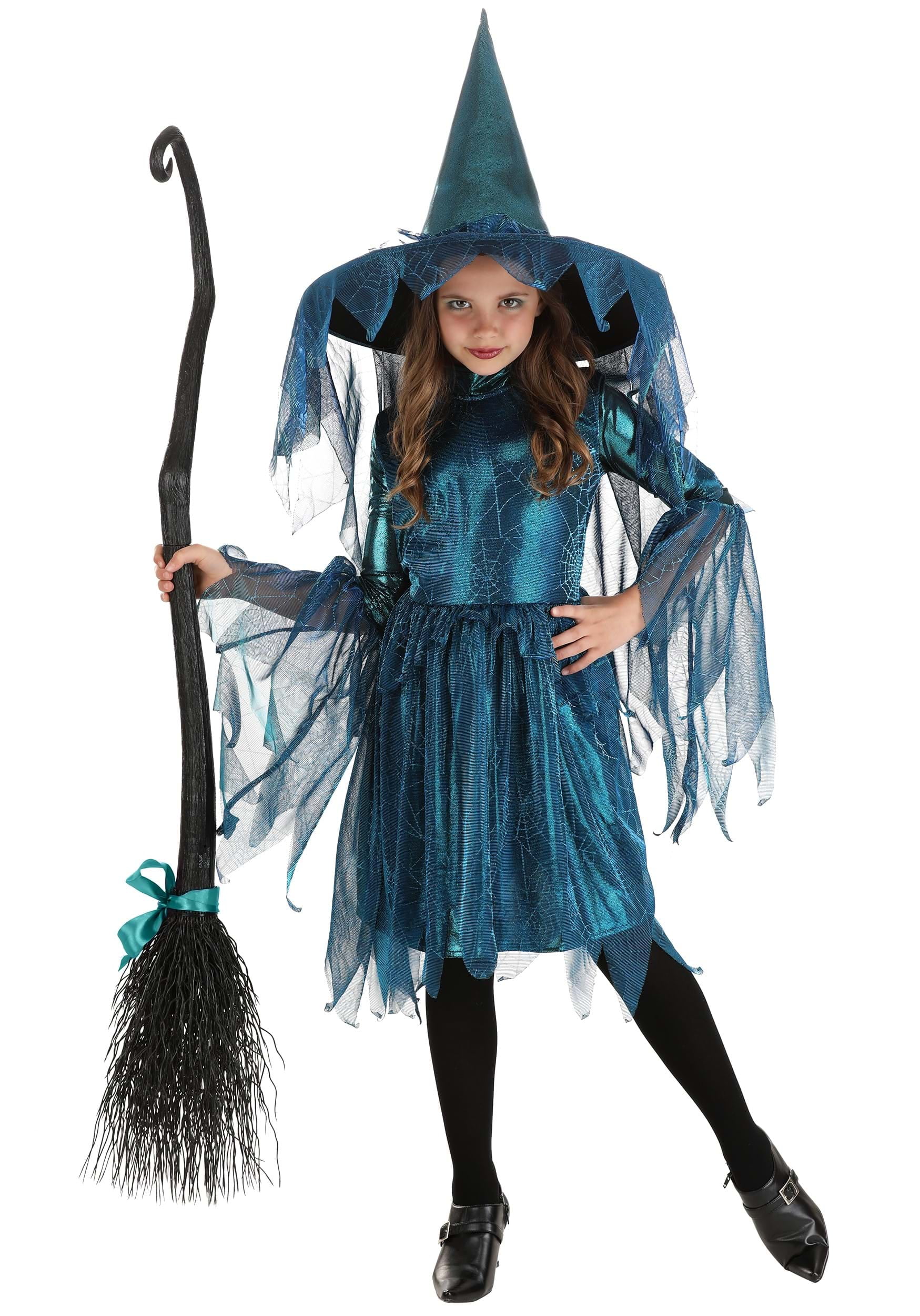 Girl's Moonlight Spider Witch Costume - Walmart.com