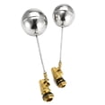 thumbnail image 3 of tooloflife Float Valve Ball Water Sensor Floating Stainless Steel Brass G1" G1/2" G3/4" Silver, 3 of 5