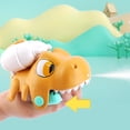 thumbnail image 1 of Juguete de mano para rociar agua | Lanzador de plástico con forma de dinosaurio | Pulverizador de playa para exteriores Mini Grip | Juego de billar de verano | Azul Verde Amarillo | 14x12x10cm | 1, 1 of 5
