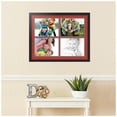 thumbnail image 2 of ArtToFrames Collage Photo Picture Frame with 4 - 9x12" Openings, Framed in Black with Deep Red and Black Mats (CDM-3926-1599), 2 of 8