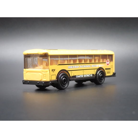 (Open Box) MODERN EV ELECTRIC SCHOOL BUS FLAT NOSE MATCHBOX 1:64 MB SCALE DIECAST MODEL CAR
