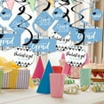 thumbnail image 2 of Big Dot of Happiness Light Blue Graduation Class of 2026 Decorations Hanging Swirls - Set of 40, 2 of 8