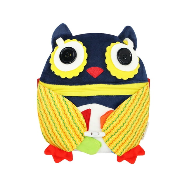 MVRLSH Clearance! Owl Buckle Pillow Sensory Toy For Fine Motor Development Plus Maze Game And Zipper Skills Montessori Educational Learning Toy