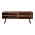 thumbnail image 4 of New Pacific Direct Wilson 45.5" Wood Slat Low-profile TV Stand in Brown/Walnut, 4 of 9