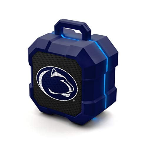 SOAR NCAA Shockbox Altavoz Bluetooth inalámbrico LED, Penn State Nittany Lions