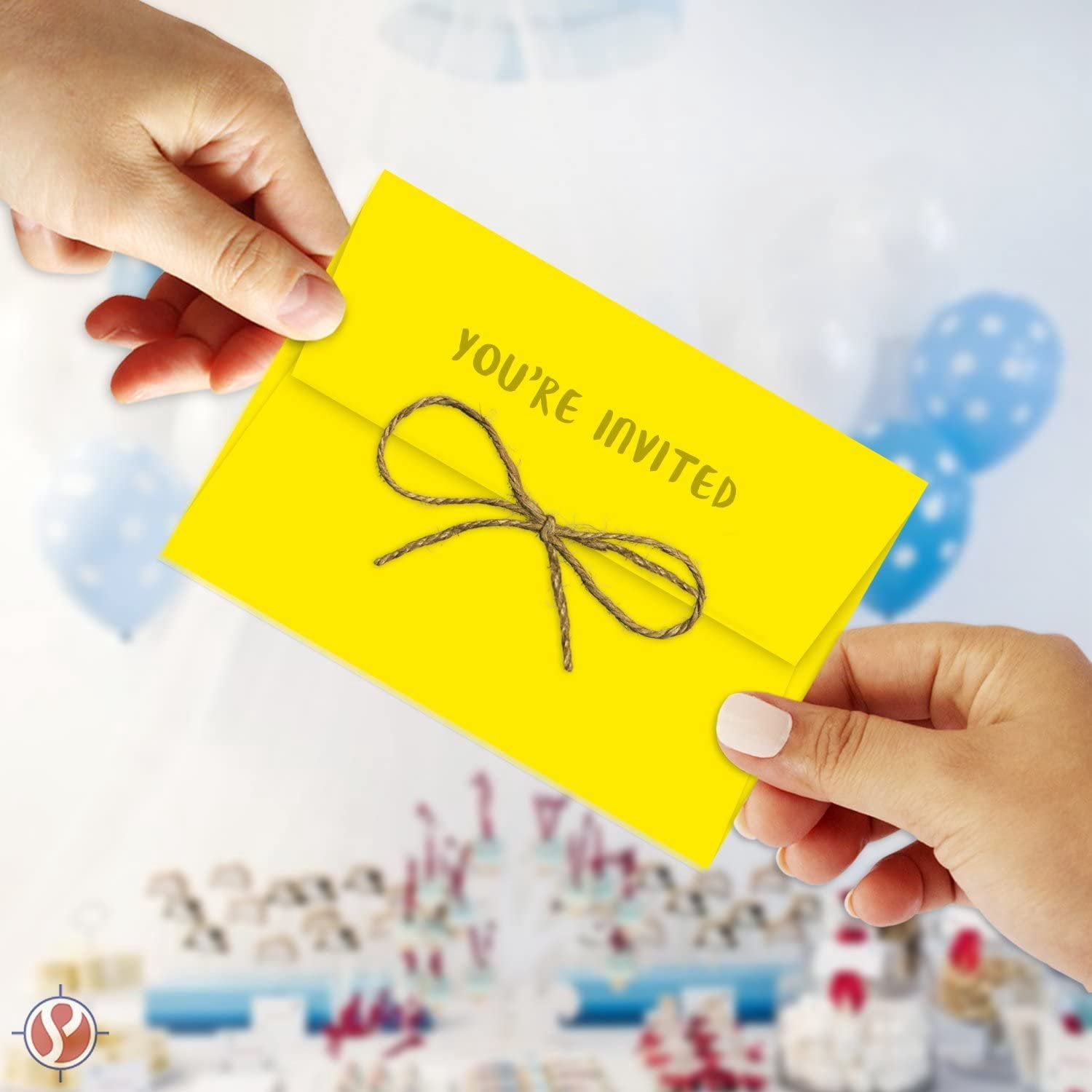 Bright Yellow A7 Bright Color Envelopes - 5 1/4 x 7 1/4 Inches - Perfect for 5x7 Photos, DIY Arts and Crafts Cards - for Professional and Homemade Projects - Pack of 50 Envelopes