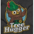 thumbnail image 2 of Woodsy Owl Tree Hugger Retro Vintage Men's Graphic T Shirt Tees Brisco Brands S, 2 of 6