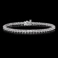 thumbnail image 4 of Ross-Simons 5.00 ct. t.w. Lab-Grown Diamond Tennis Bracelet in Sterling Silver, Women's, Adult, 4 of 6