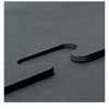Gym Floor Edge Mat by RB Rubber Products - Mega-Lock, Black