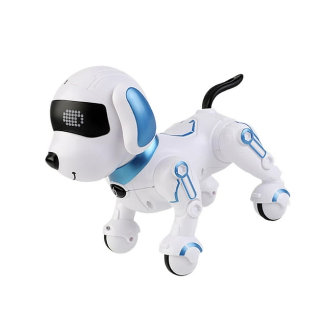 lionlar Smart RC Robot Dog Funny Pet Robotic Toy Robotic Dogs for Holiday Gift Teens 2 Batteries