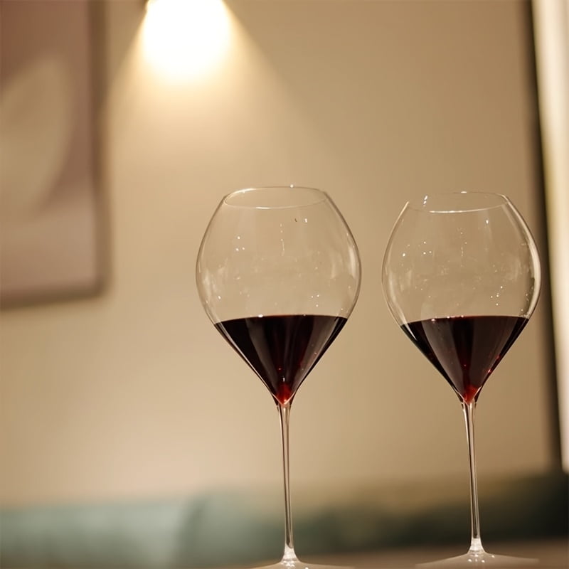 Mouth Blown Wine Glasses Synergie 520ml/17oz Universal Glass Set of 2, Ultralight, Hand-Made, Dishwasher Safe Made From Premium Crystal, Ideal For Tasting Red, White, Rose And Fizzy Wines