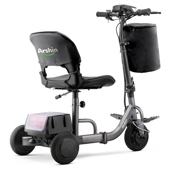Aoemoe Short-distance mobility scooter, electric, foldable, and lightweight, Grey
