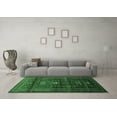 thumbnail image 3 of Ahgly Company Indoor Round Persian Emerald Green Traditional Area Rugs, 7' Round, 3 of 4