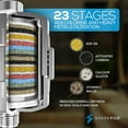thumbnail image 3 of SparkPod 6 Inch Round Filtered Shower Head, 23-Stage Water Filter, Luxury Chrome, 3 of 9