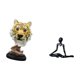thumbnail image 5 of Escultura de mesa,Escultura de cabeza de tigre,estatua moderna de mesa,Figura decorativa de cabeza de animal de resina para escritorio,Figura de escritorio,Escultura abstracta de pensador para, 5 of 8