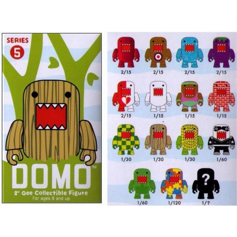 Domo-Kun Series 5 Bullseye Target Qee Toy2r Mini Figure - Walmart.com