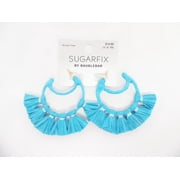 SUGARFIX by BaubleBar Crescent Moon Tassel Earrings - Turquoise - Nickel Free