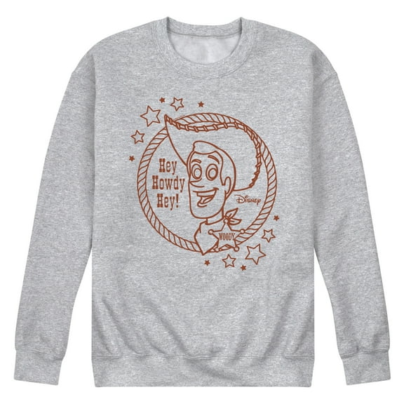 Toy Story 4 - Hey Howdy Hey - Men's Crew Neck Fleece Pullover
