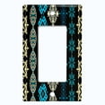 thumbnail image 5 of Metal Light Switch Plate Cover Ethnic Aztec Tribal Pattern Teal SFR064, 5 of 13