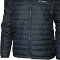 thumbnail image 4 of Columbia Men's White Out II Insulated Omni Heat Bomber Hooded Jacket (M, Black), 4 of 5