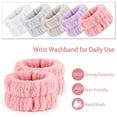 thumbnail image 6 of Deago Wrist Spa Washband Microfiber Wrist Wash Towel Band Wristbands for Washing Face Absorbent Wristbands Wrist Sweatband for Women Girls (Khaki), 6 of 10