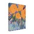 thumbnail image 2 of Sheila Golden 'Bouquet in Orange 3' Canvas Art, 2 of 4
