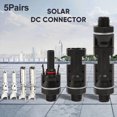 thumbnail image 5 of 5Pairs Solar Panel Connector Socket Coupling Power Distributor Adapter, 5 of 7