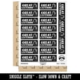 thumbnail image 2 of Great Listening Ear Teacher Student School Sticker Set - Black - Gloss Finish - 2.00" Large, 2 of 7