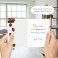thumbnail image 4 of Coffee Anniversary Card Fathers Day Birthday for Dad Father Mom Mother Wife Husband Girlfriend  Stepmom Aunt Uncle Parents Cute Funny  Greeting Card, Blank Inside (You're my favorite human bean), 4 of 6